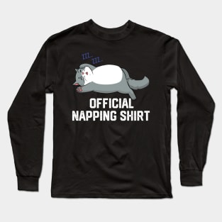 official napping shirt Long Sleeve T-Shirt